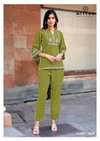Korra Vol 2 By Mittoo Viscose Slub Handwork Co Ord Set Wholsalers In Surat
